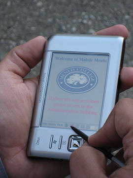 photo of hand-held device