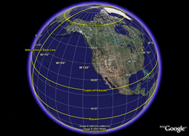 earth with latitude-longitude
